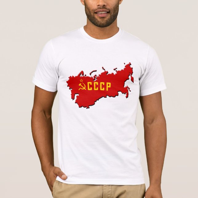 T-shirt 3D CCCP (carte) (Devant)