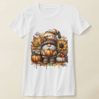 T-shirt 3D Graffiti Fall Gnome Streetwear - Graphic