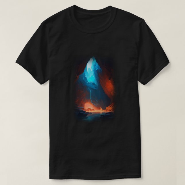 T-shirt 3D Profond brillant à l'intérieur (Design devant)