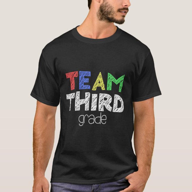 T-shirt 3e année 3e année Retour à l'école (Devant)