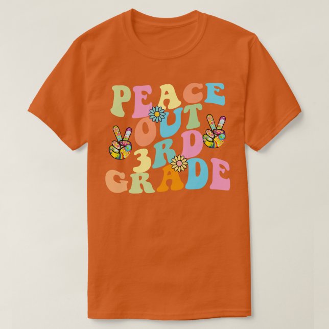 T-shirt 3e année de Peace Out (Design devant)