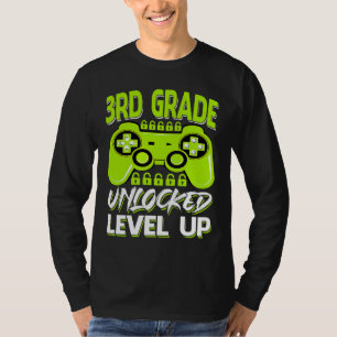 T-shirt 3e année débloquée monte en niveau vidéaste retour