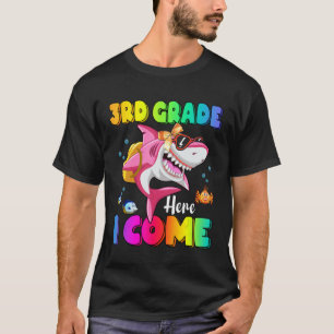 T-shirt 3e Année, Je Reviens Sac À Dos De Requin À L'École