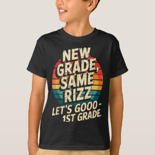 T-shirt 3e année retour à l'école nouvelle année même rizz