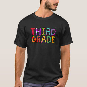 T-shirt 3e année troisième enseignant élève bonjour bienve