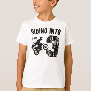 T-shirt 3e anniversaire Cadeau Dirt Vélo 3 ans Motocross