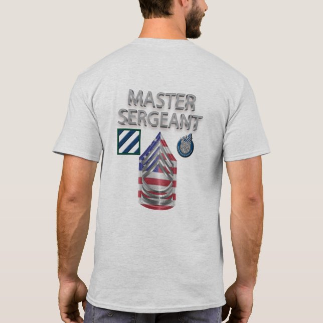 T-shirt 3e division d'infanterie Sergent-maître (Dos)