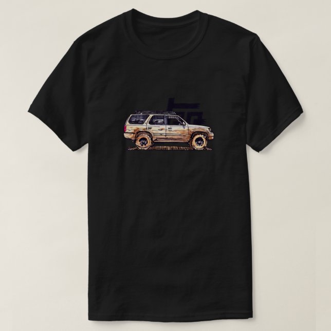 T-shirt 3e Gen 4Runner TRD - Tan Classic (Design devant)
