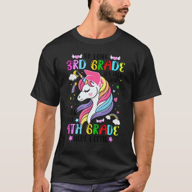 T-shirt 3e grade Magical Unicorn 4e grade Son (Devant)