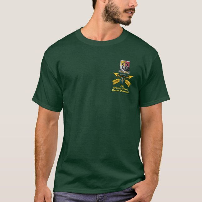 T-shirt 3e Groupe des Forces Spéciales aéroporté (Devant)