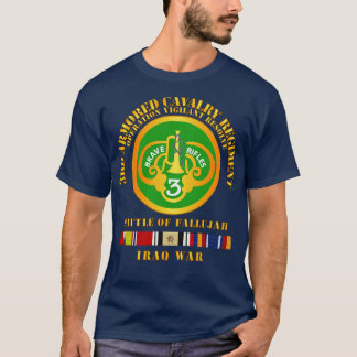 T-shirt 3e RCA avec Iraq Svc Fallujah V1