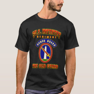 T-shirt 3E Régiment D'Infanterie Des États-Unis Garde D'Ho