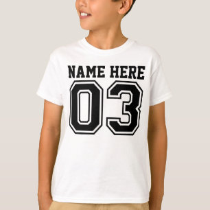 T-shirt 3ème Anniversaire (le nom de l'enfant