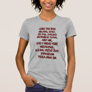 T-shirt 3h16 de John slovaque