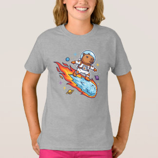 T-shirt 3I/Atlas Capybara Astronaut Riding The Comet C/202