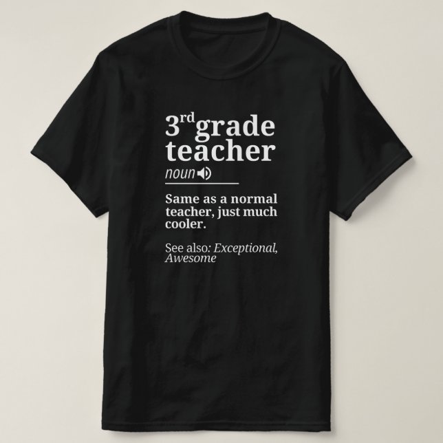 T-shirt 3rd Grade (Design devant)