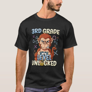 T-shirt 3Rd Grade Level Unlocked