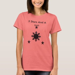 T-shirt 3starsasun, les 3 soleils d'étoiles et d'A