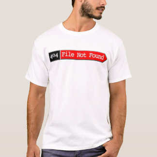 T-shirt 404 - Dossier non trouvé