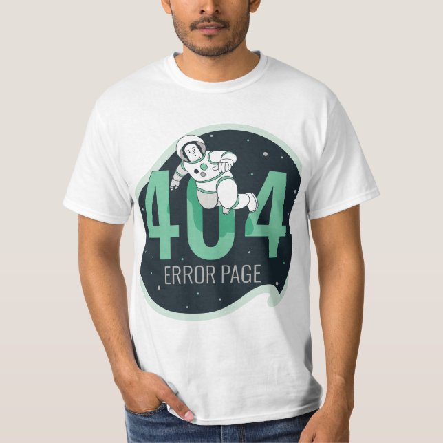 T-shirt 404, drôle, code régional 404, erreur 404, erreur  (Devant)