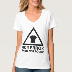 T-shirt 404 Erreur : Chemise introuvable