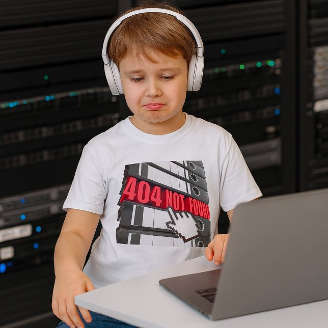 T-shirt 404 Message d'erreur de site Web introuvable (Créateur téléchargé)