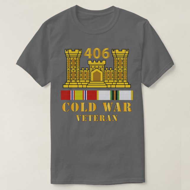 T-shirt 406e Bataillon du génie Branche de l'ENG ColdVeter (Design devant)