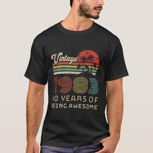 T-SHIRT 40 1983 40E (Devant)