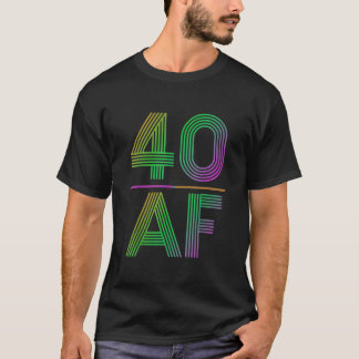 T-shirt 40 AF Vintage 40th Birthday Gift Classic