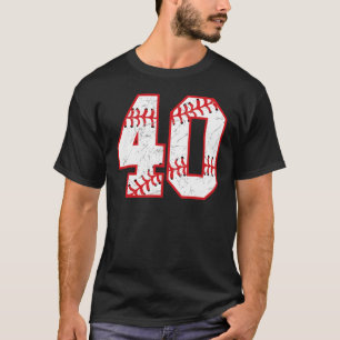 T-shirt 40 Anniversaire de baseball Thème Fête Anniversair