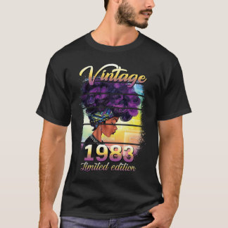 T-shirt 40 Ans 40e Anniversaire Femmes noires fantastique