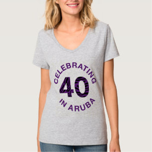 T-shirt 40 ans à Aruba