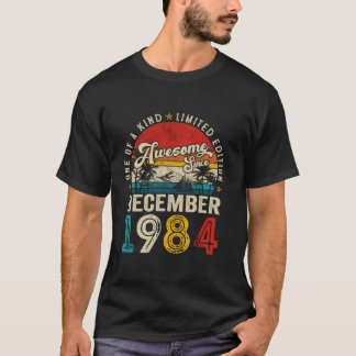 T-shirt 40 ans Awesome depuis Décembre 1984 40e Birt