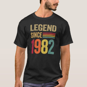 T-shirt 40 ans Cadeaux légende depuis 1982 - 40e B-Day