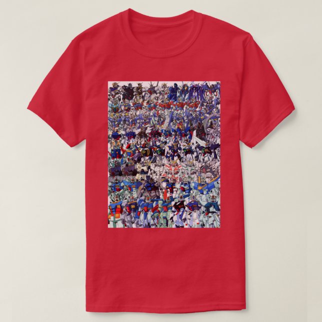 T-shirt 40 ans de Gundam (Design devant)