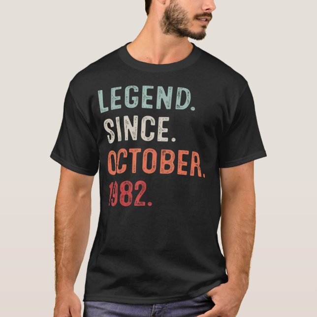 T-shirt 40 ans de légende depuis octobre 1982 40ème Annive (Devant)