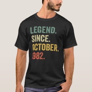 T-shirt 40 ans de légende depuis octobre 1982 40ème Annive