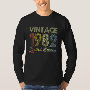 T-shirt 40 ans d'être génial Vintage 1982 Retro 40e