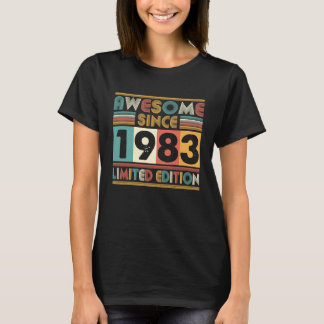 T-shirt 40 ans étonnant depuis 1983 40e anniversaire Fabri