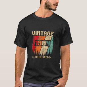 T-shirt 40 ans Vintage 1984 Limited Edition 40e Birt