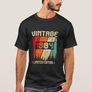 T-shirt 40 ans Vintage 1984 Limited Edition 40e Birt