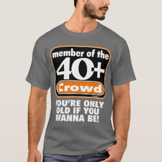 T-shirt 40+ Chemises foncées 2 de foule