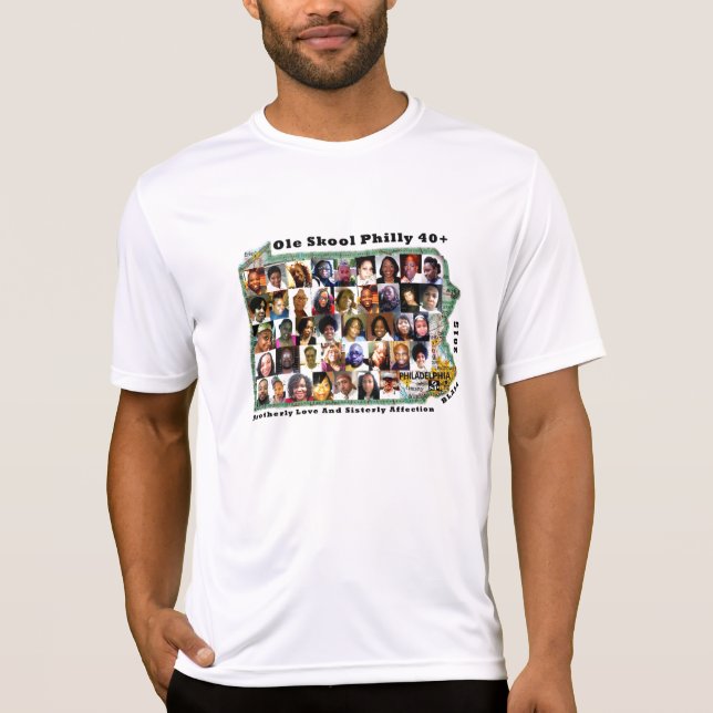 T-shirt 40+ Collage n° 3 (Devant)