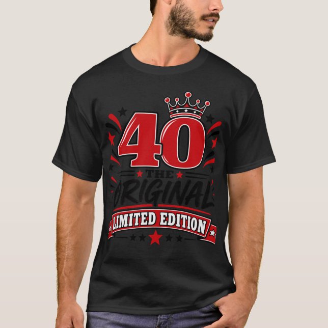 T-shirt 40 Édition Limitée Originale (Devant)