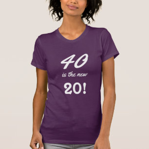 T-shirt 40 est la quarantième citation d'anniversaire du