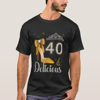 T-shirt 40 Et délicieux 40e anniversaire 40 ans Anniversai