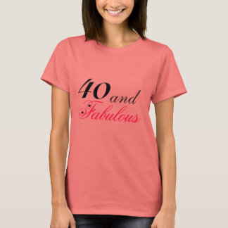 T-shirt 40 et fabuleux