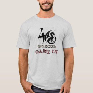 T-shirt 40 Unlocked~Game On