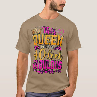 T-shirt 40 Years Old Toxits 40 & Fabulous Since 1982 40th