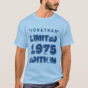 T-shirt 40e anniversaire 1975 Limited Edition Custom D02